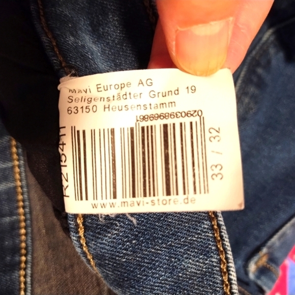 Mavi " Marcus " Straight Jeans Men's Blue Denim Jeans - Picture 15 of 16